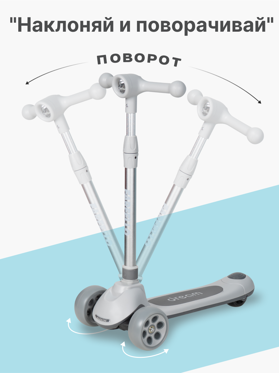 Самокат Farfello трехколесный - фото 7