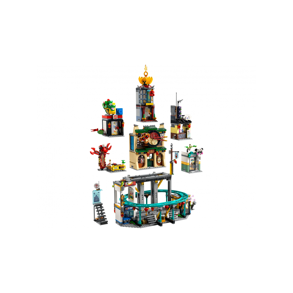 Конструктор LEGO Monkie kid Город Фонарей 2187 дет. - фото 7