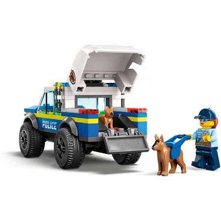 Конструктор LEGO City Дрессировка собак полиции блочный