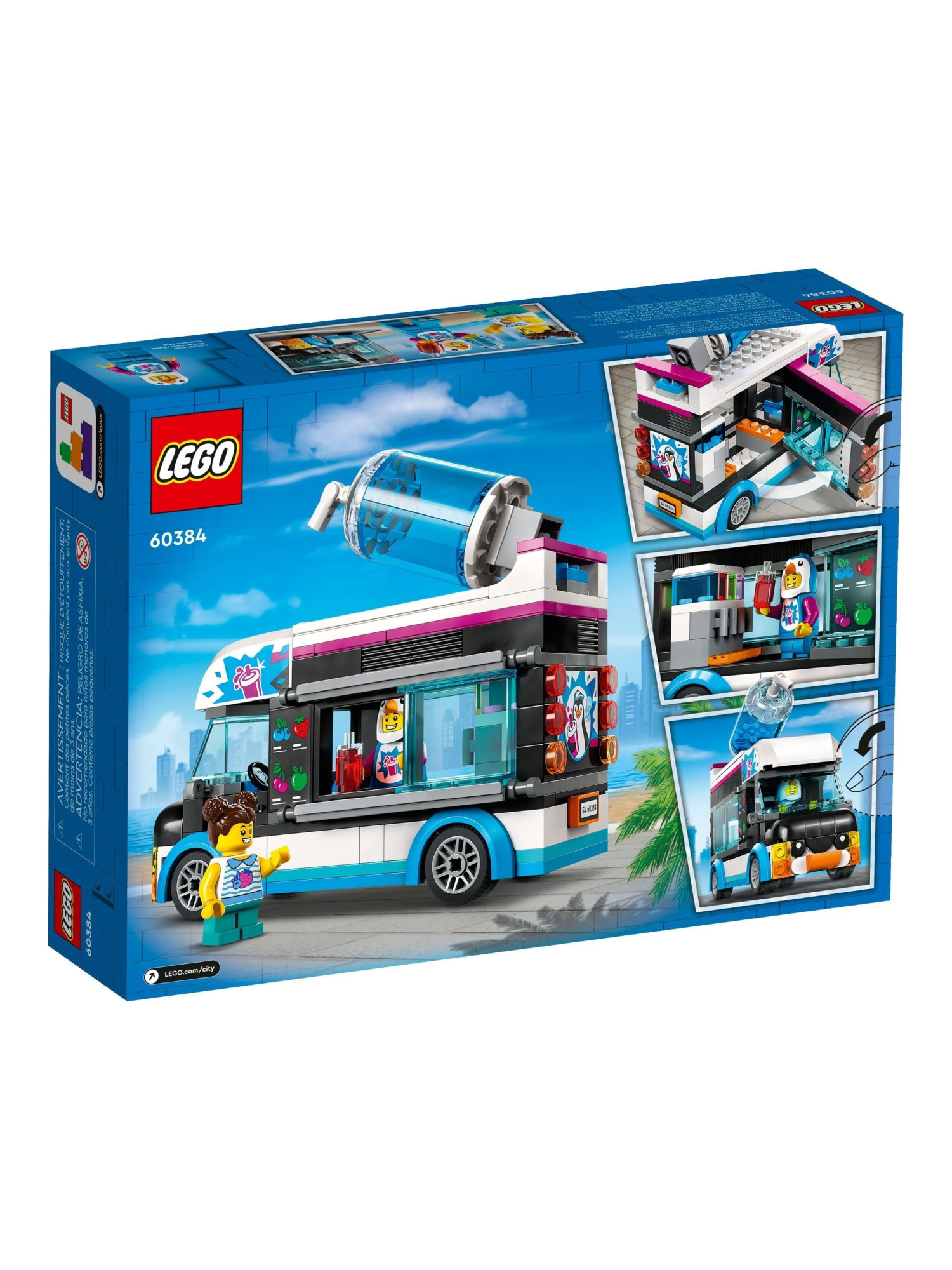 Конструктор LEGO City Фургон для шейков Пингвин 194 дет. - фото 5