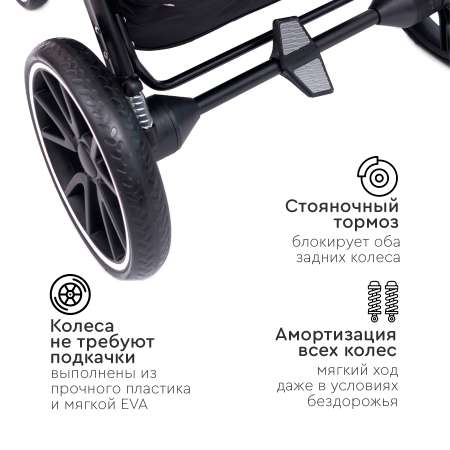 Коляска 2в1 Tomix Aura