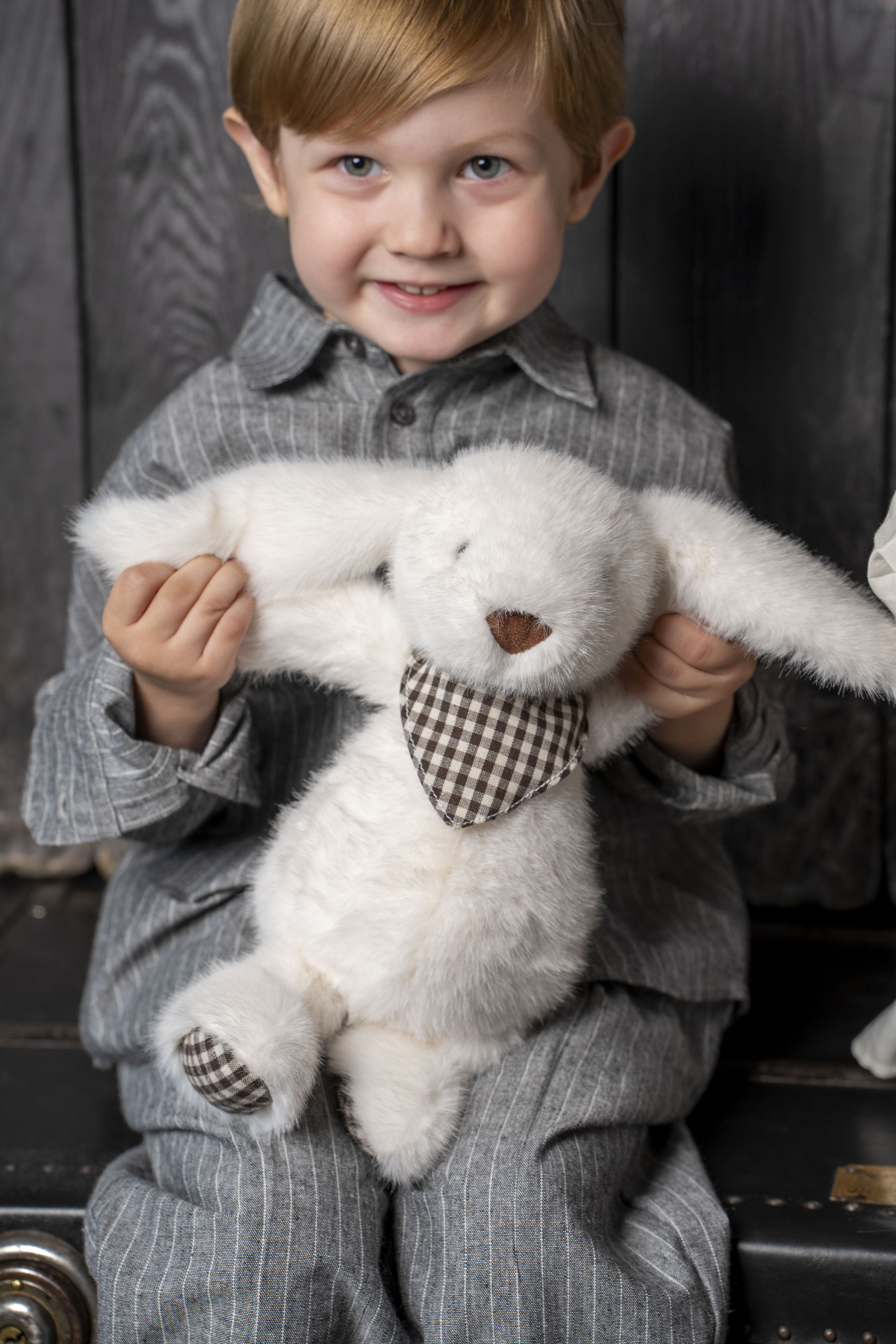 Мягкая игрушка GULLIVER toys Зайчик белый Пупсик - фото 4