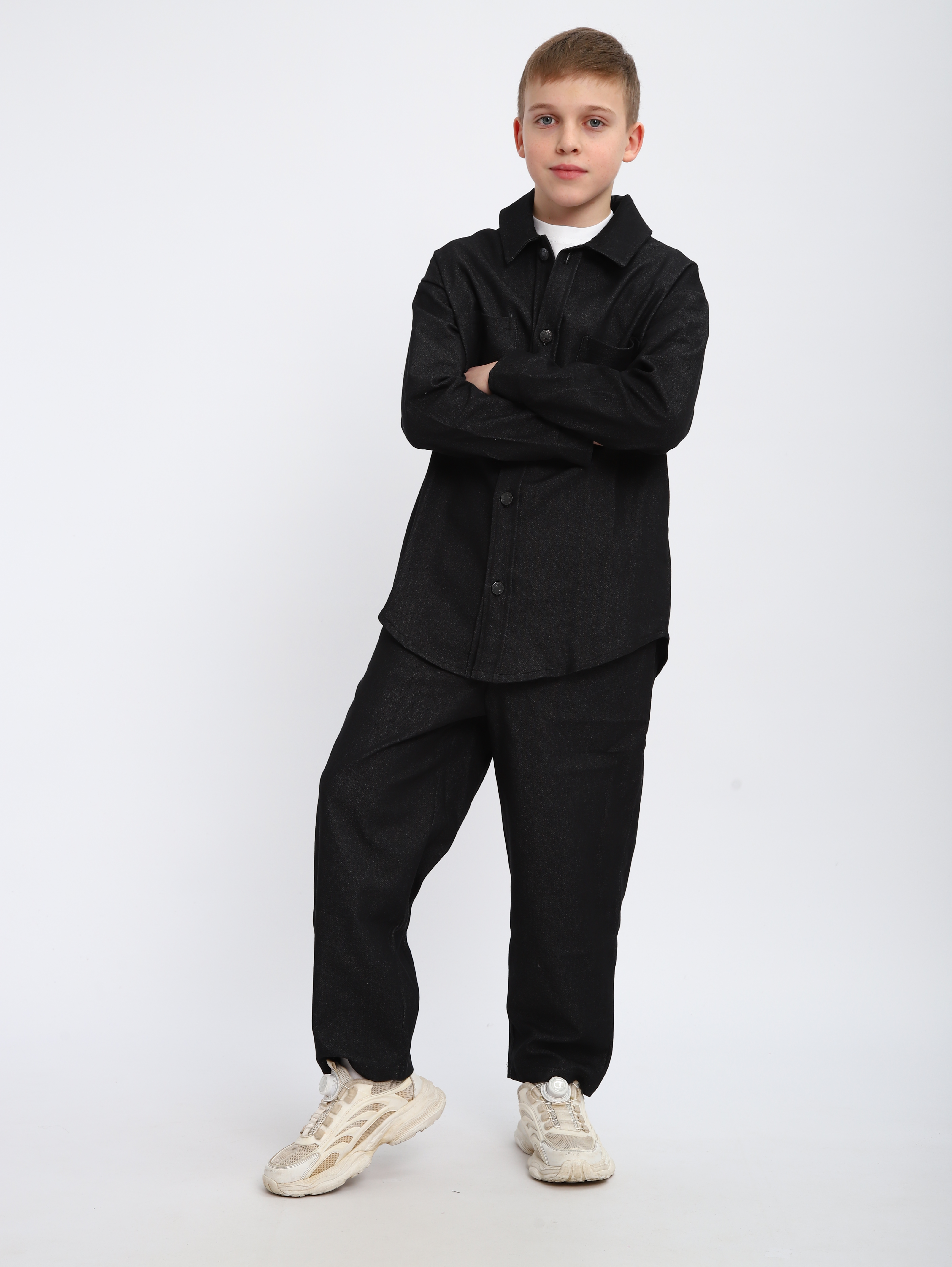 Костюм ЛАДОШКИ Комплект Деним черный - фото 13