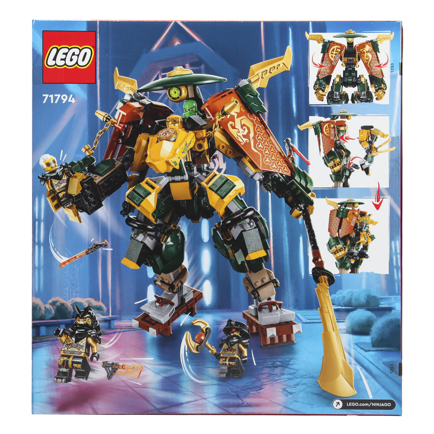 Конструктор LEGO NINJAGO Lloyd Arin Ninja Team Mechs 764 дет. - фото 9