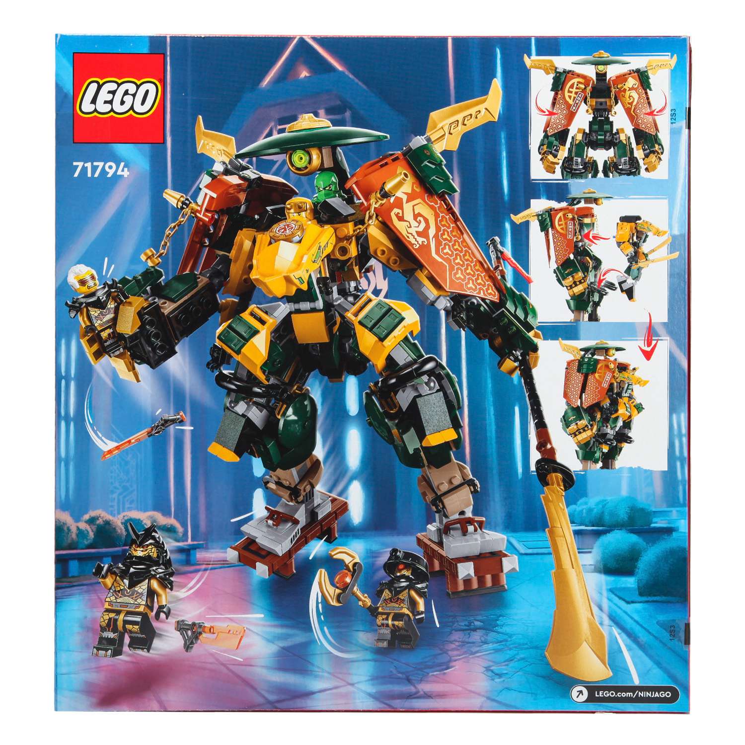Конструктор LEGO NINJAGO Lloyd Arin Ninja Team Mechs 764 дет. - фото 9