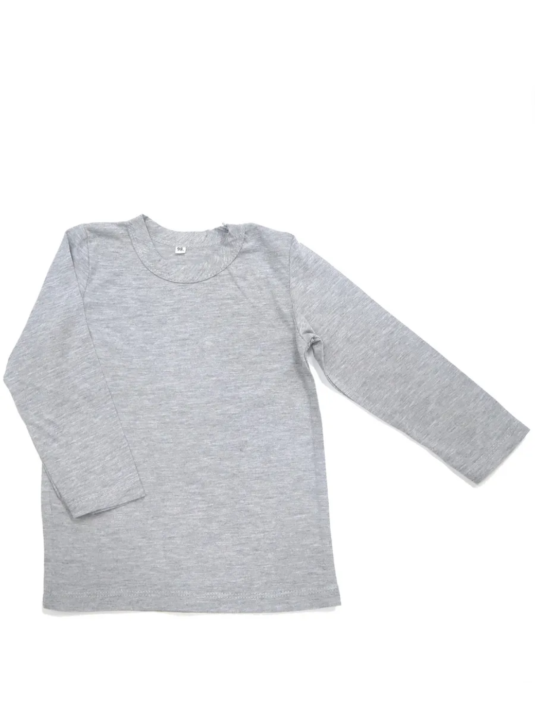 Лонгслив 2 шт Рекантино 2п176-10/Белый,серый-меланж - фото 2