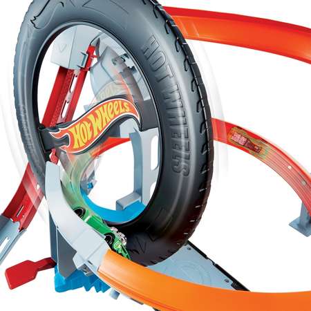 Трек Hot Wheels Шиномонтажная мастерская с пусковой установкой