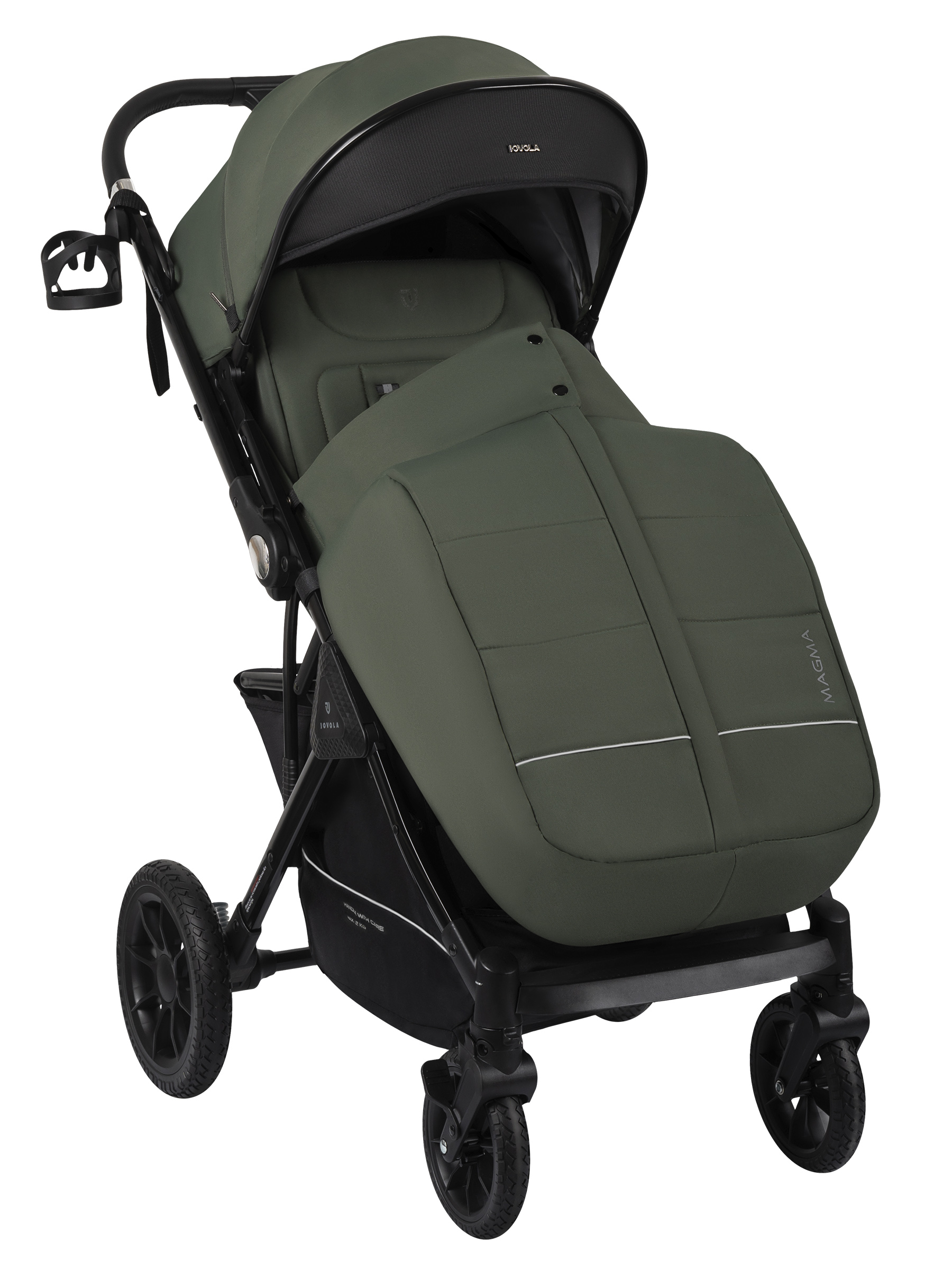 Коляска прогулочная JOVOLA Magma Plus зеленый - фото 17