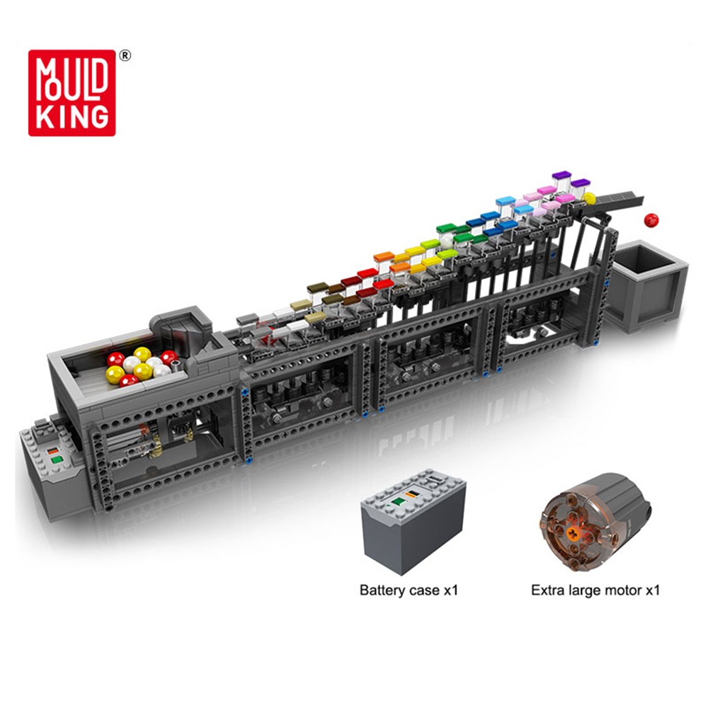 Конструктор Mould King Радужная лестница кинетический - фото 12