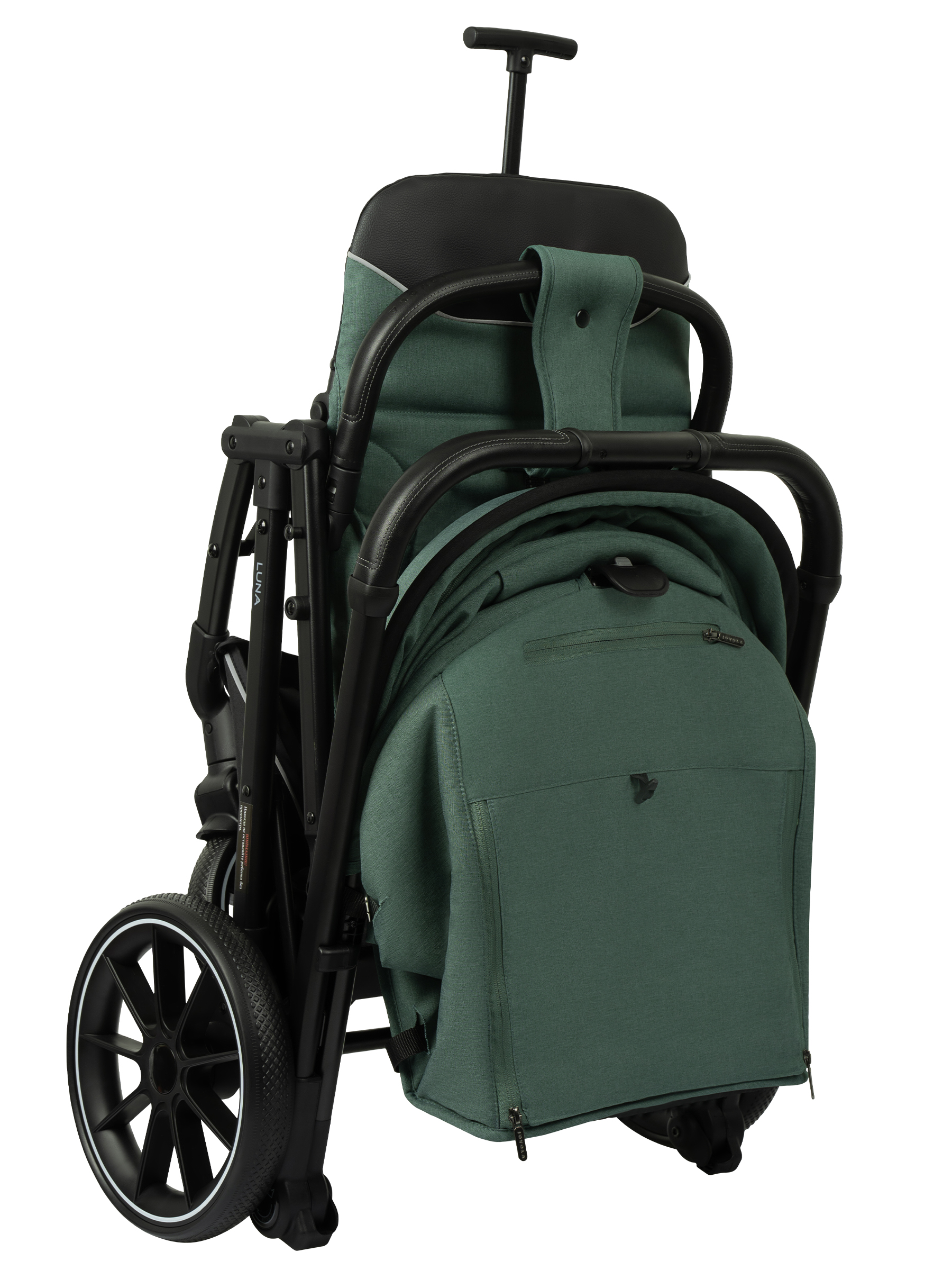 Коляска прогулочная JOVOLA LUNA зеленый-серый - фото 40