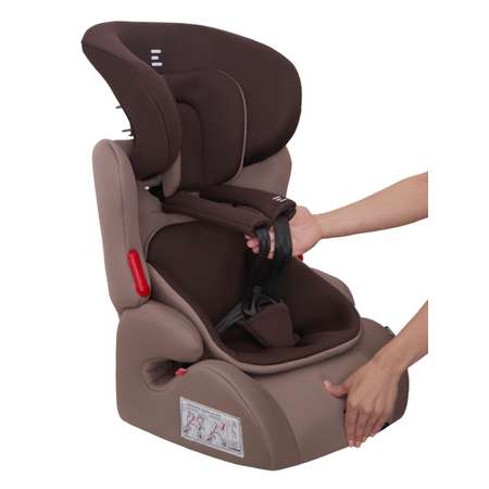 Автокресло Еду-Еду KS 516 1/2/3 (9-36 кг) коричневый