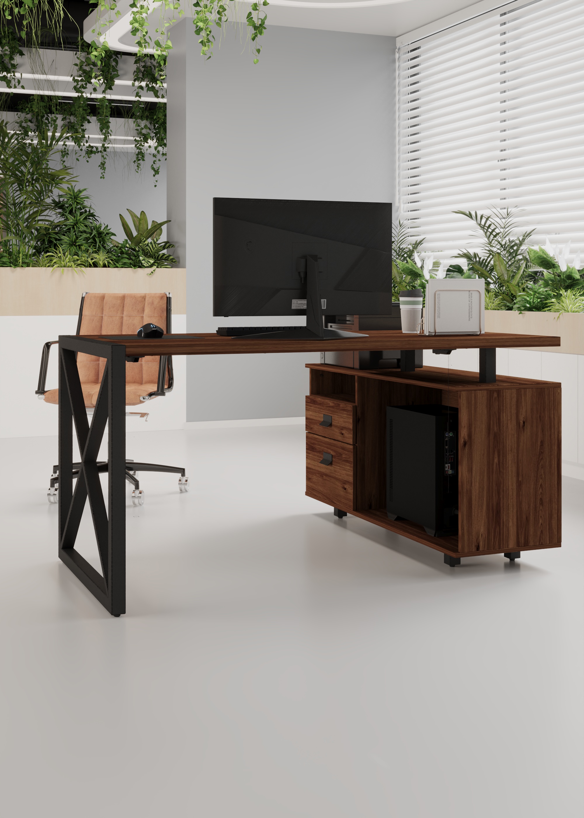 Письменный стол КАЛИФОРНИЯ МЕБЕЛЬ Хардвиг СР01 - фото 5