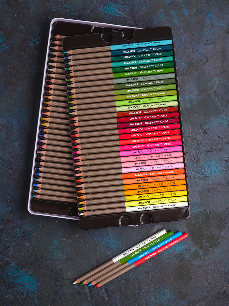 Карандаши цветные Малевичъ 60 шт. - фото 13