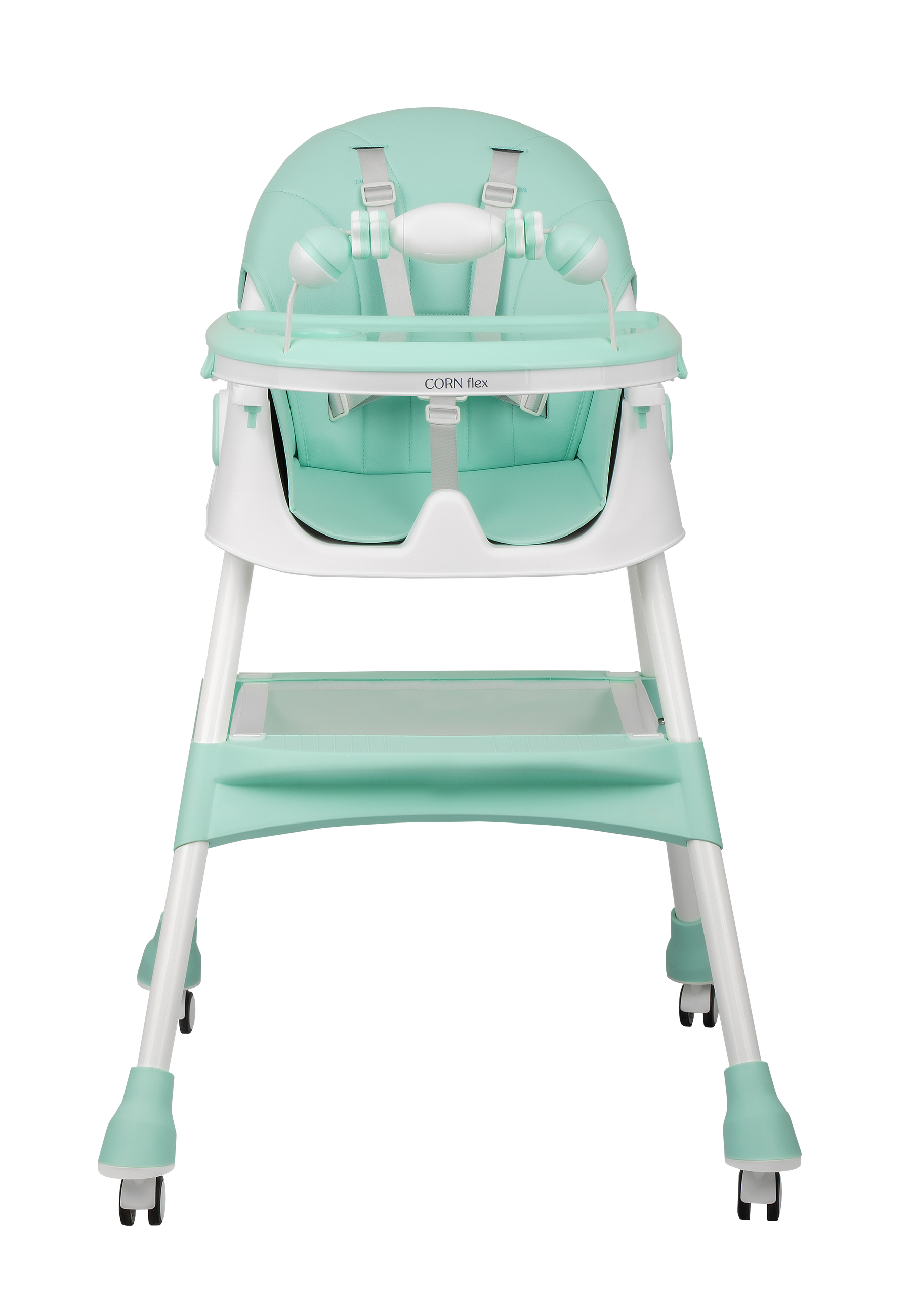 Стульчик для кормления Indigo Corn Flex мятный - фото 3