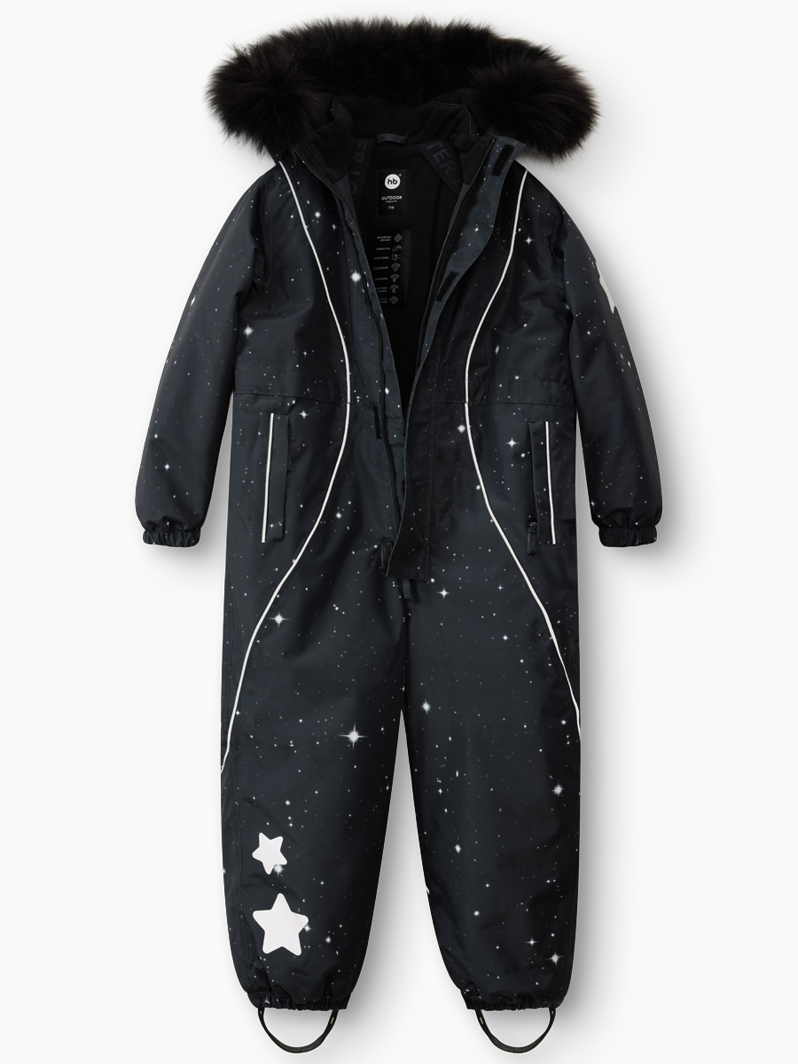 Комбинезон Happy Baby 89113-1_black(starry sky) - фото 1