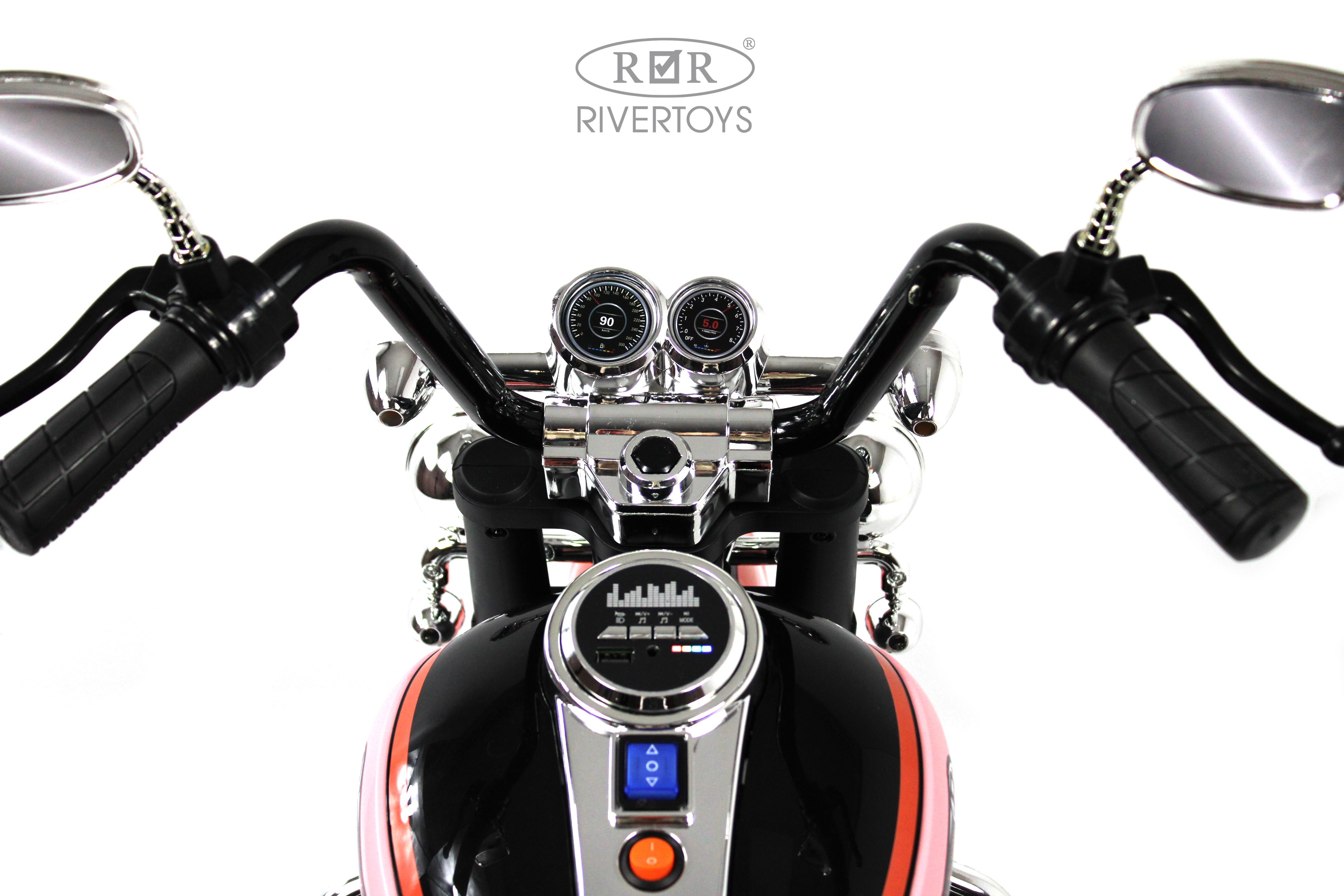 Электромобиль RIVERTOYS K003PX-PINK - фото 6
