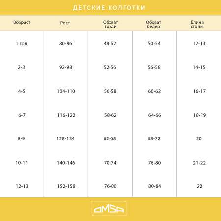 Колготки Omsa