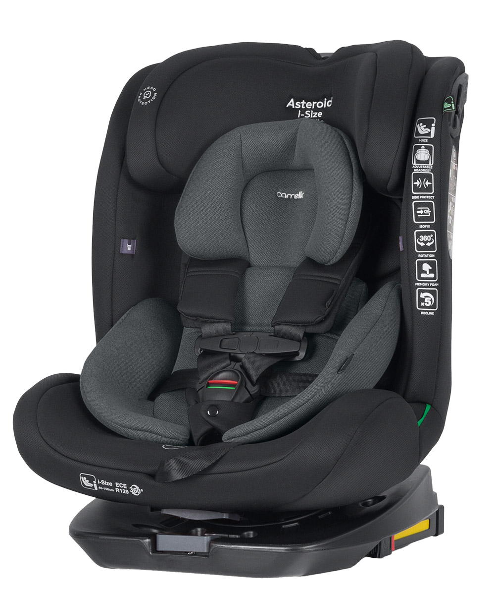 Автокресло Carrello Asteroid i-Size KD10 Isofix 0+/1/2/3 (0-36 кг) серый - фото 1