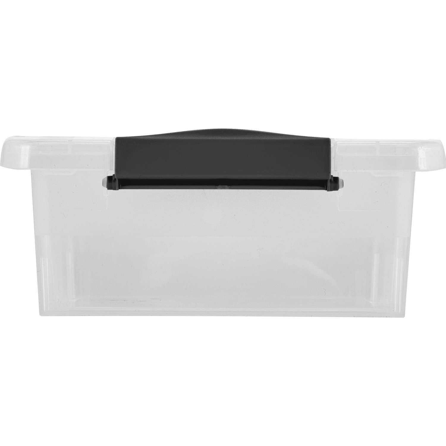 Ящик для хранения Keeplex mini пластиковый с защелками 0.85л прозрачный кристалл - фото 2