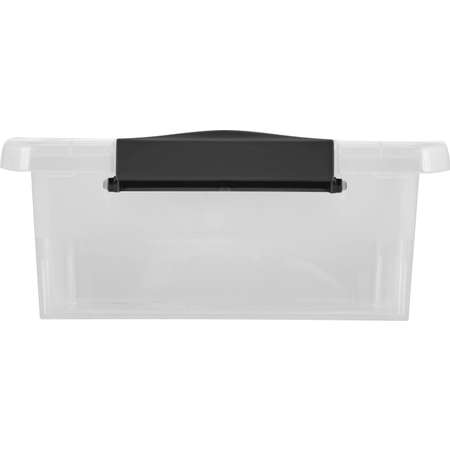Ящик для хранения Keeplex mini пластиковый с защелками 0.85л прозрачный кристалл