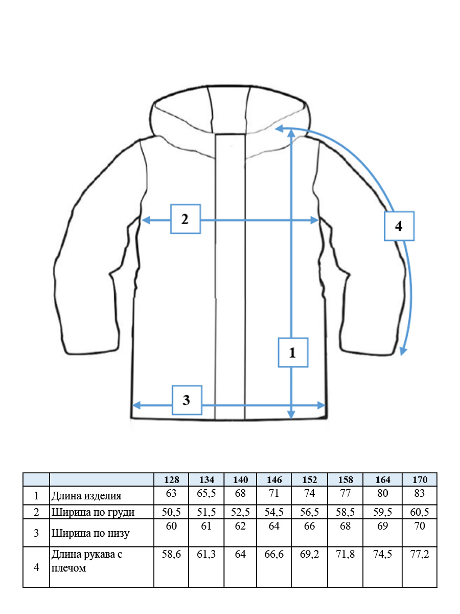 Пальто PlayToday 32321107 - фото 5