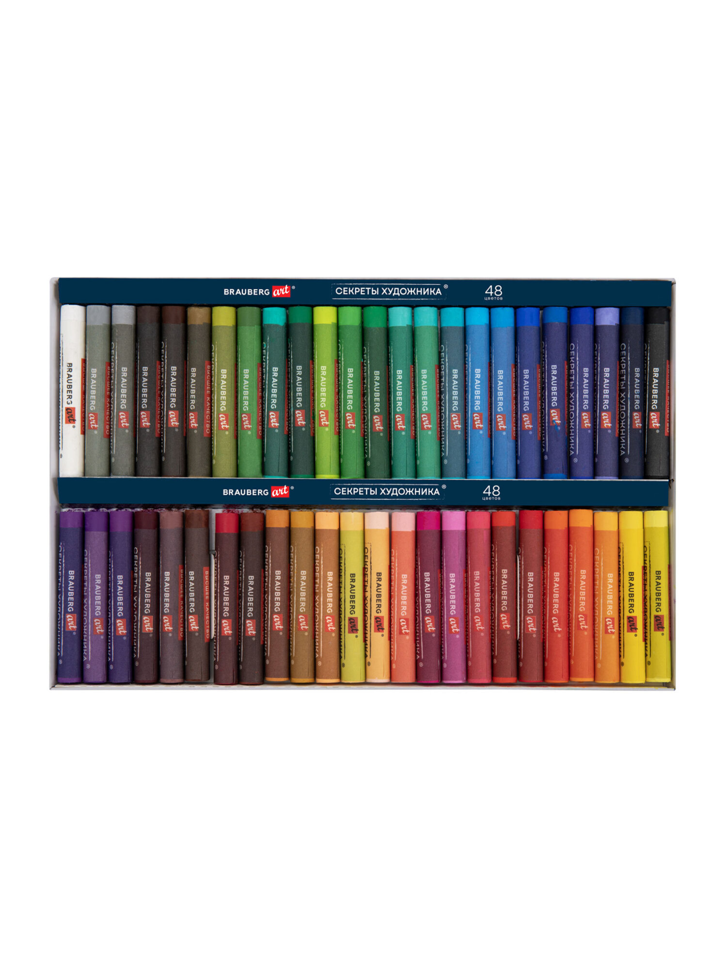 Пастель масляная Brauberg 48 шт. - фото 4
