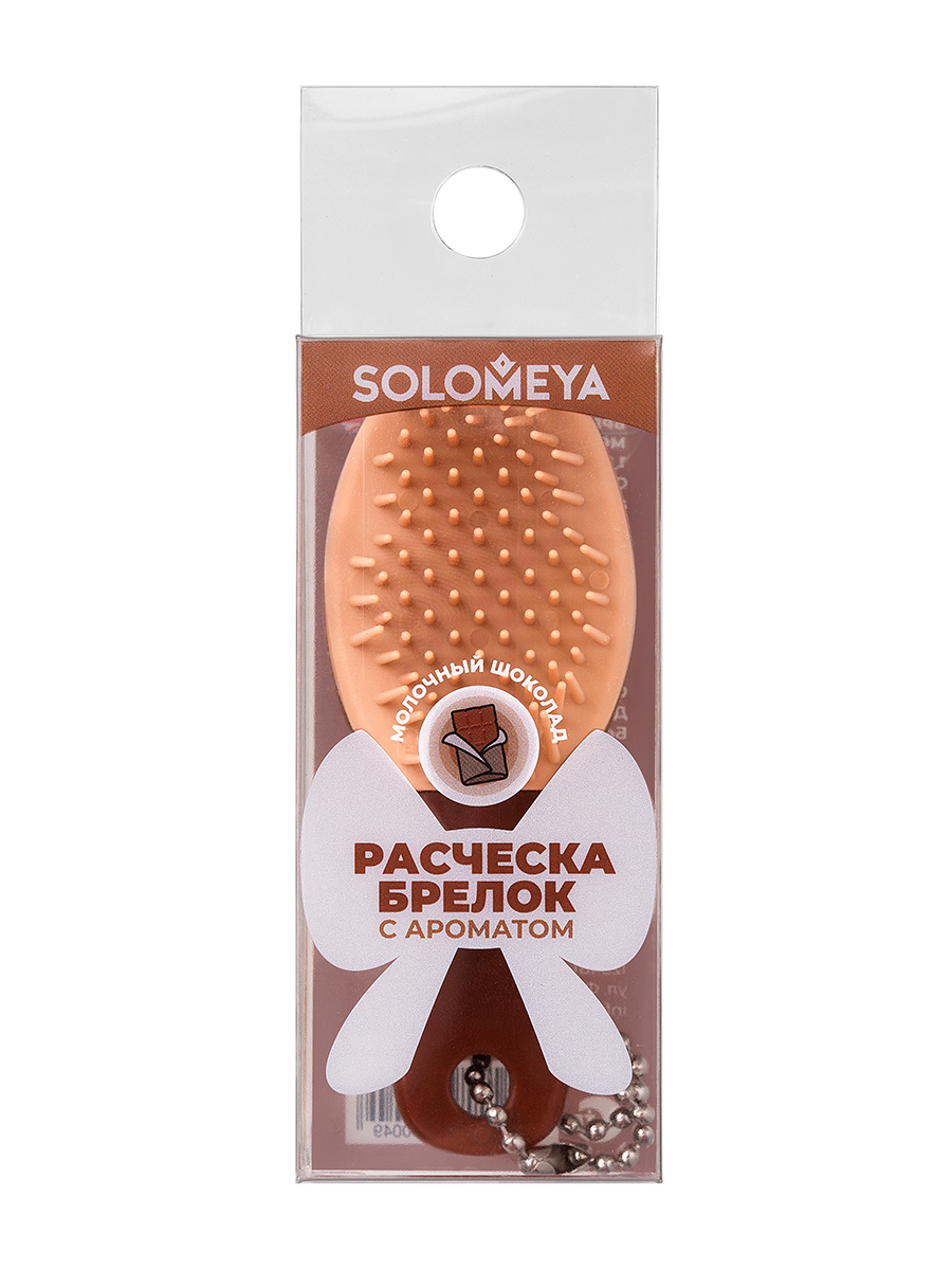 Массажная расческа SOLOMEYA коричневый 1 предм. - фото 1