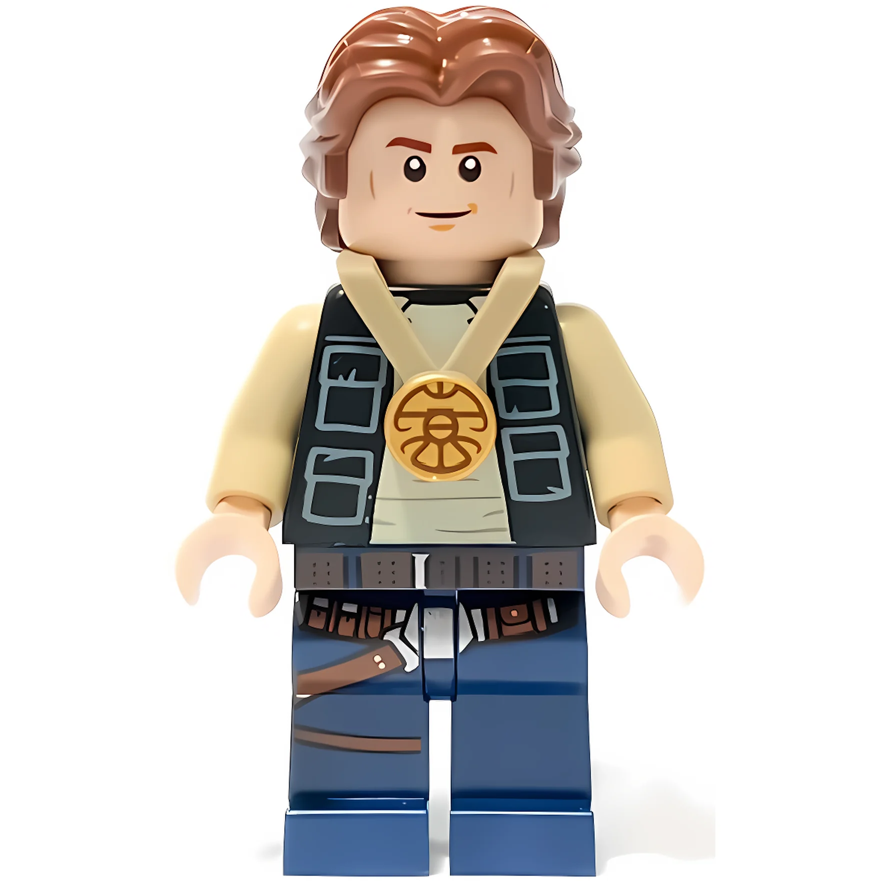Изображение товара Минифигурка Lego Star Wars Han Solo Celebration с волнистыми волосами Изображение товара Минифигурка Lego Star Wars Han Solo Celebration с волнистыми волосами