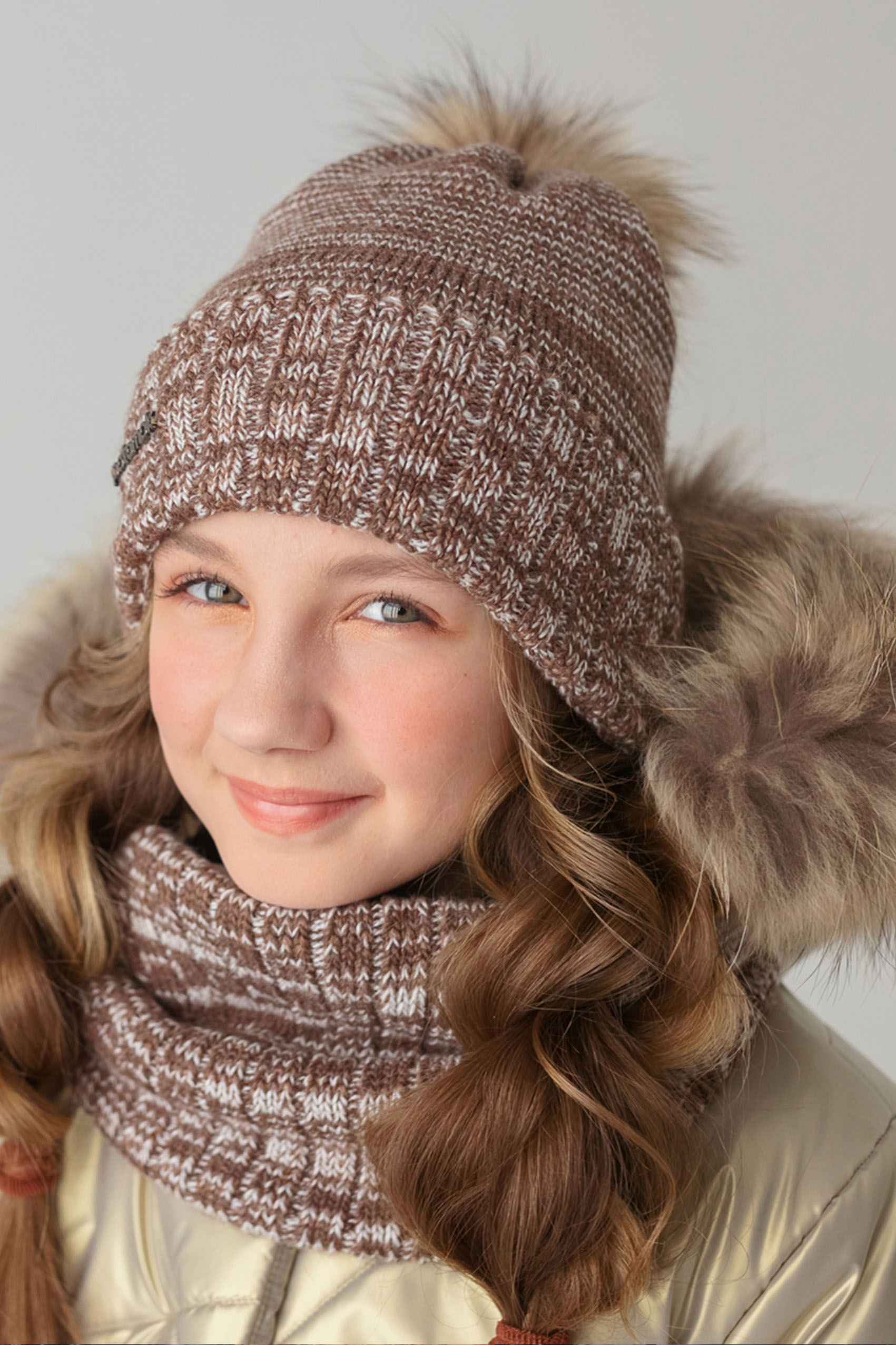 Снуд Potomok 16w22-235беж - фото 1