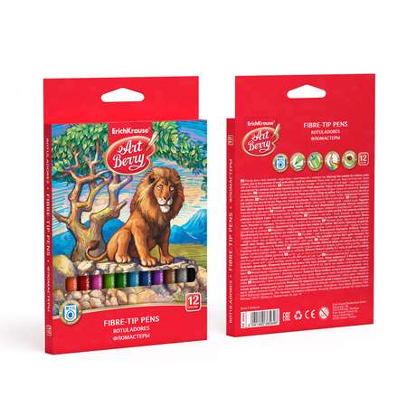Фломастеры ArtBerry 12 цв.