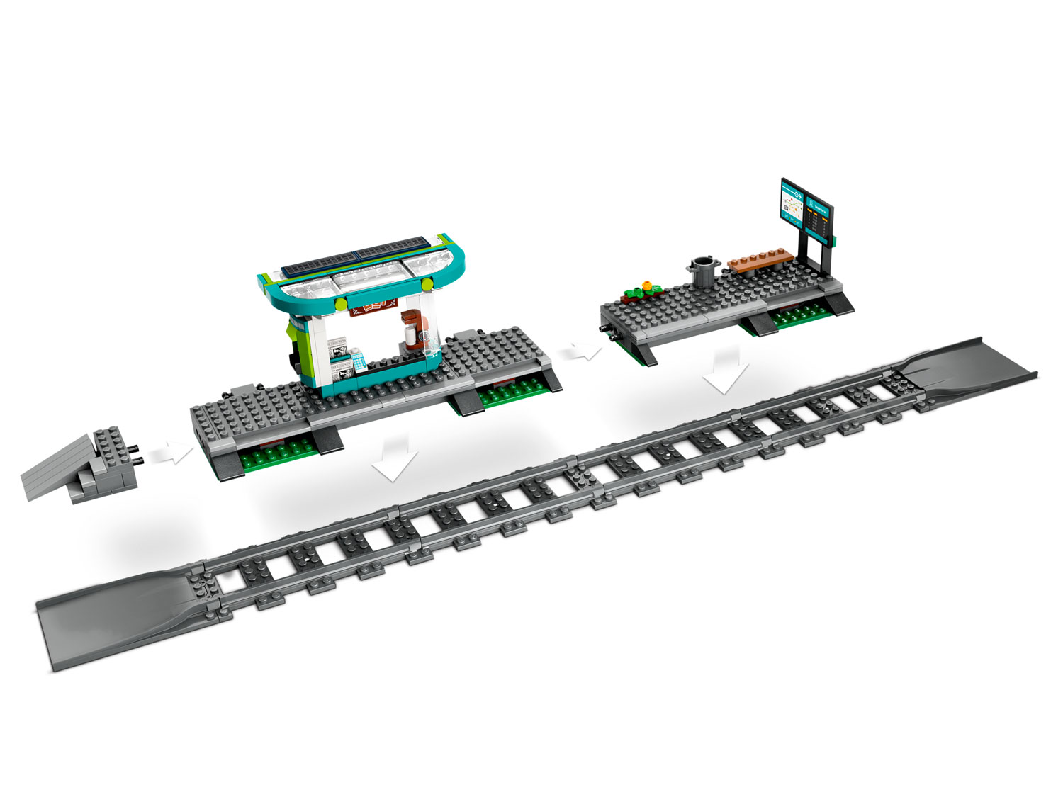 Конструктор LEGO City Трамвай и остановка 811 дет. - фото 6