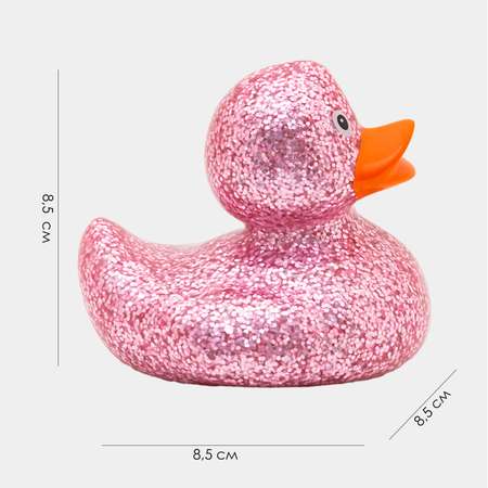 Игрушка Funny ducks Диско розовая уточка для ванны