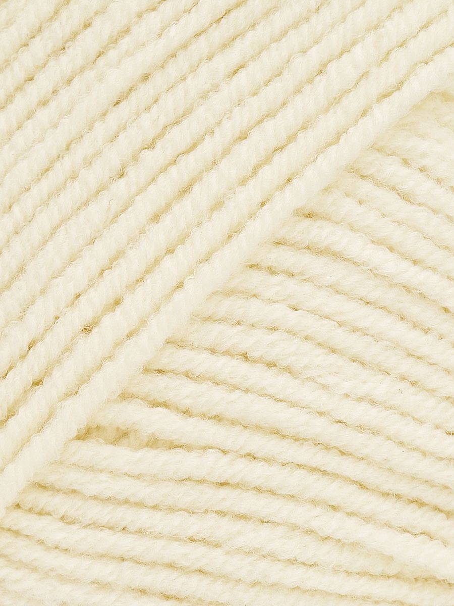 Пряжа YarnArt Jeans универсальная 50 г 160 м 03 молочный, 10 мотков - фото 5