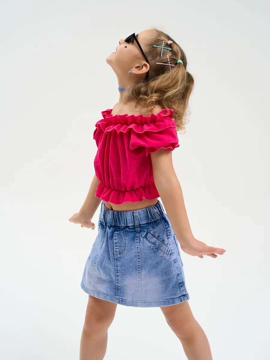 Юбка-шорты RuStyle ЛД-юбкшорт-гол - фото 2