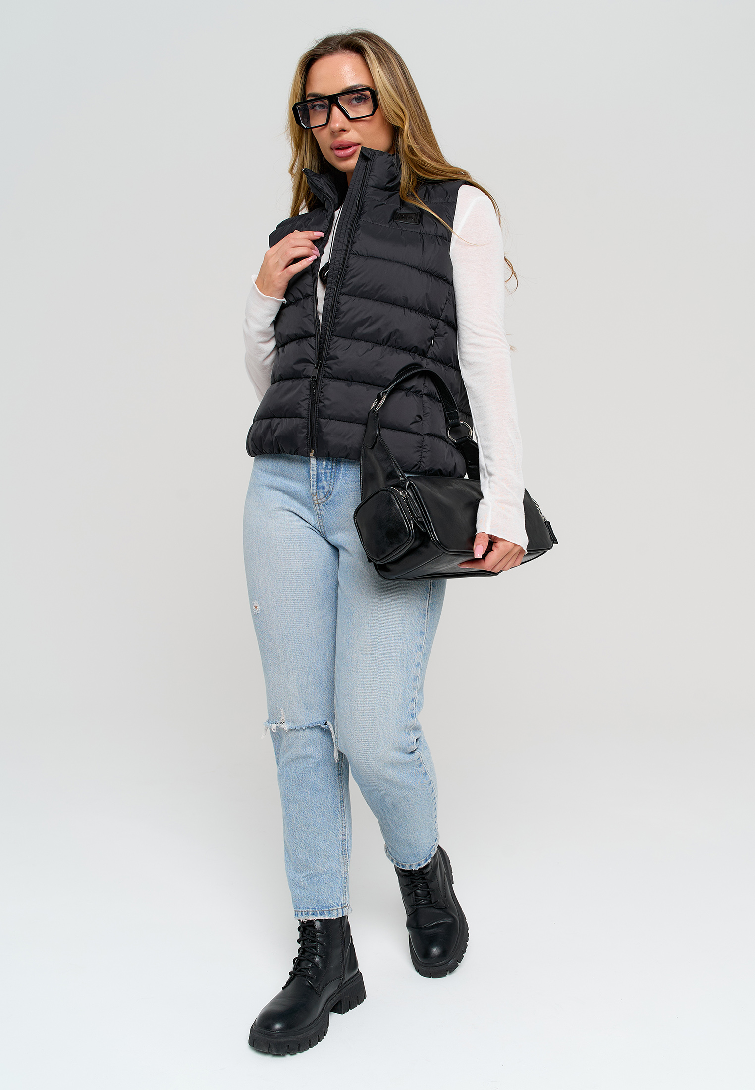 Жилет Stylish AMADEO AV-8508-черный - фото 13