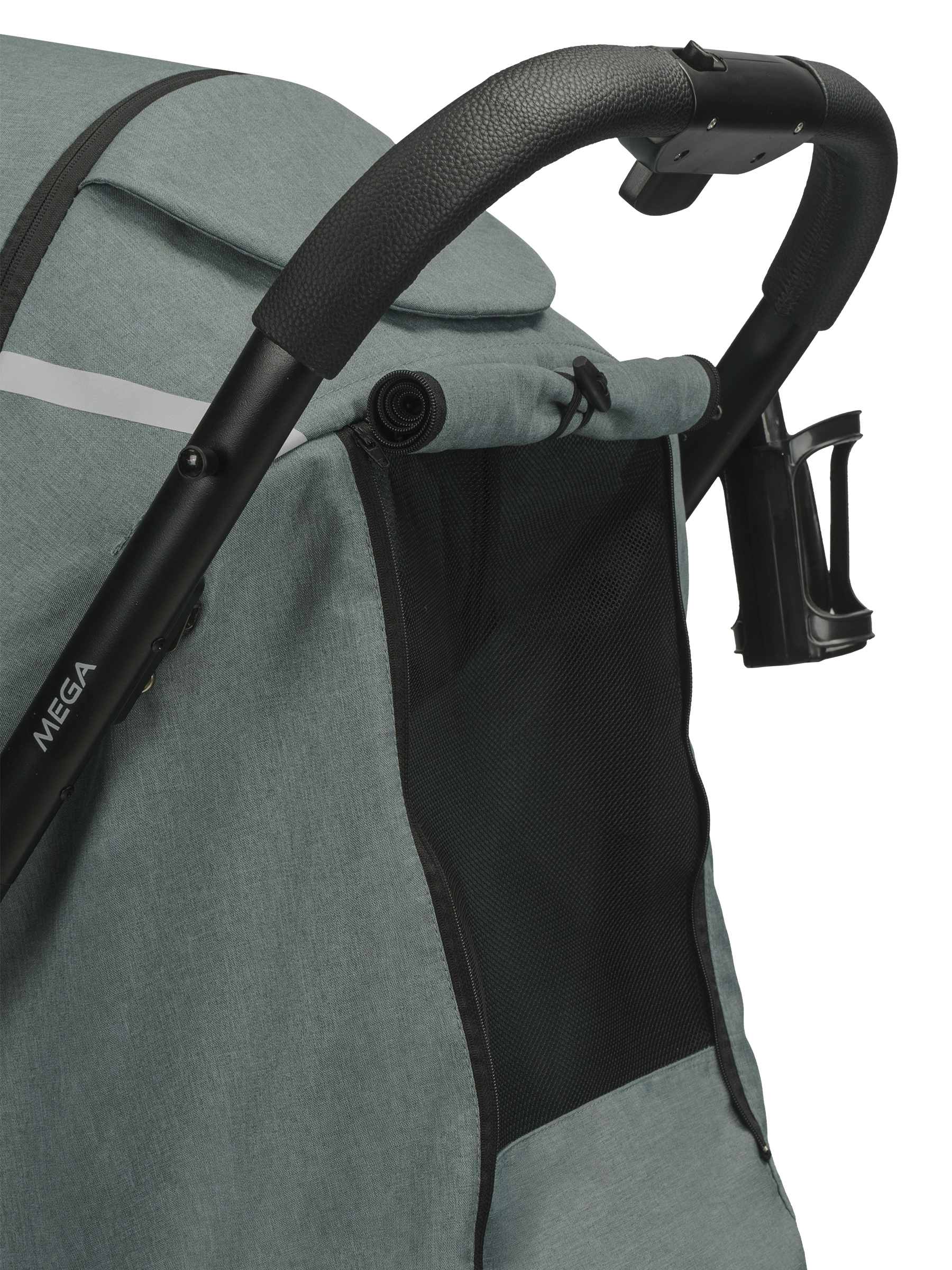 Коляска прогулочная Indigo Mega зеленый - фото 20