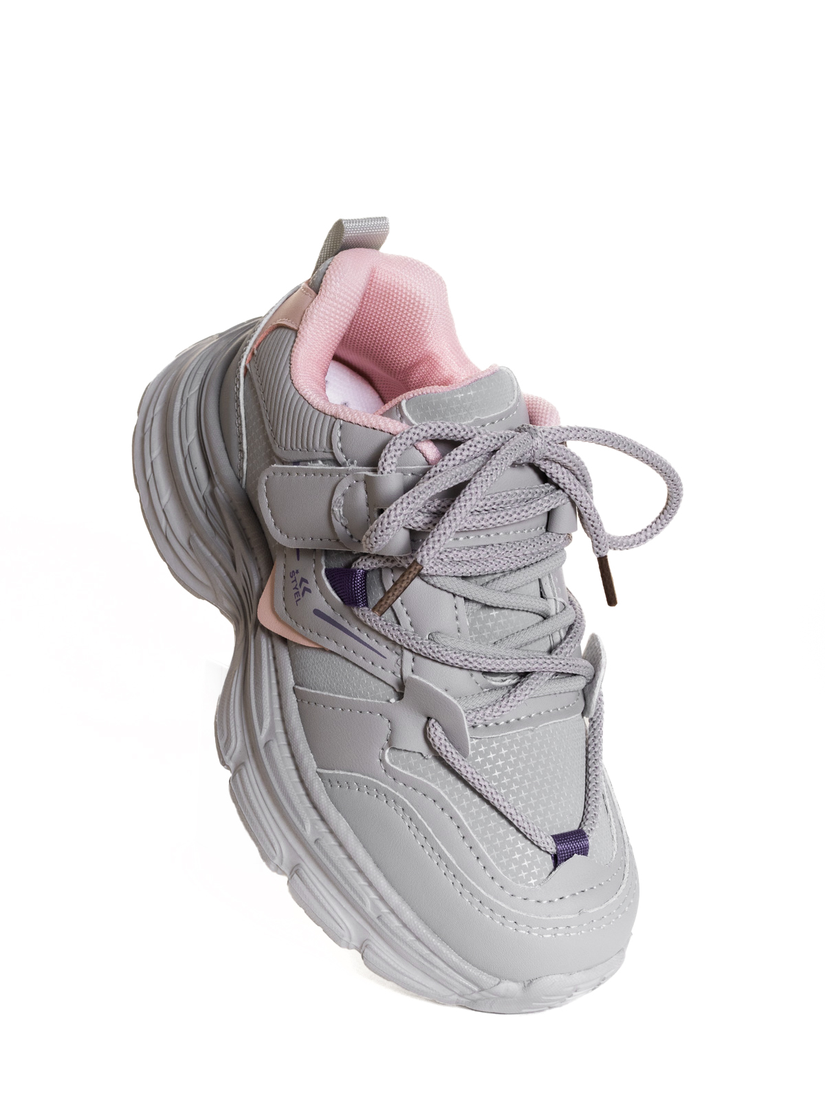 Изображение товара Кроссовки МАРОШКА для мальчиков на липучках и шнурках-резинках