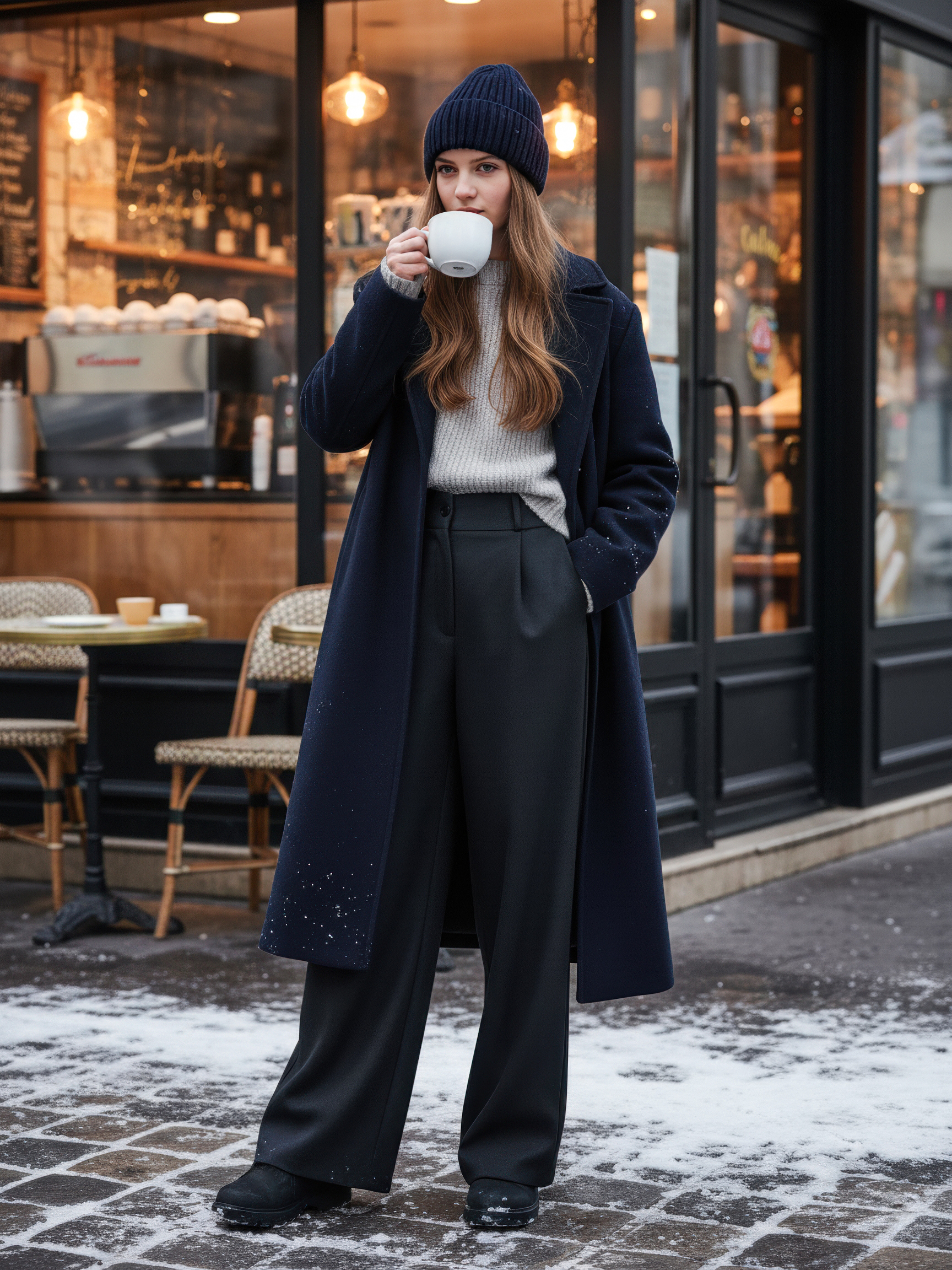 Брюки-палаццо СИНЯЯ МОДА WF1012B-H39 - фото 6