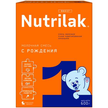 Смесь молочная Nutrilak 1 600г с 0месяцев