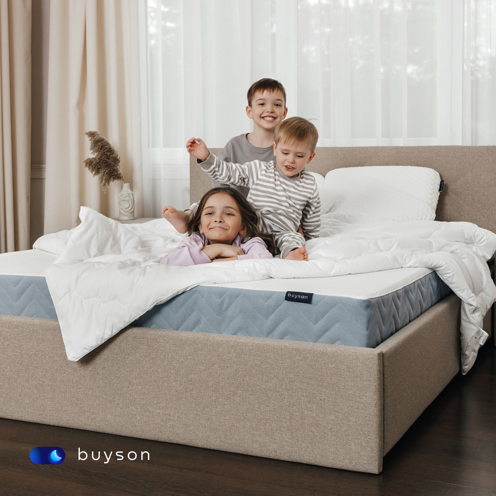Сет мини buyson BuyRest Mini: анатомическая подушка 40x60 см и одеяло 140х205 см - фото 18