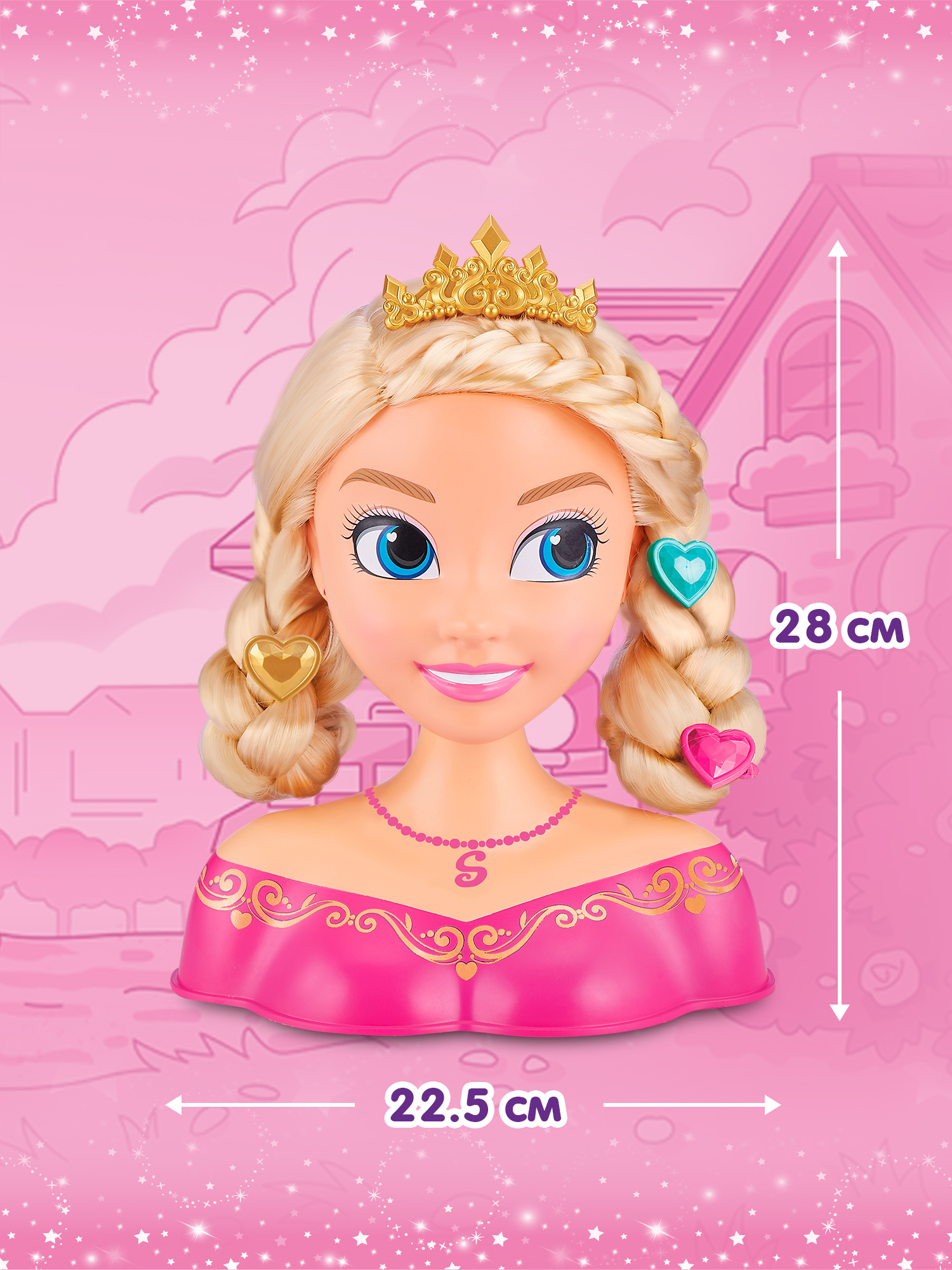 Игрушка Zuru Sparkle Girlz торс для причесок - фото 3