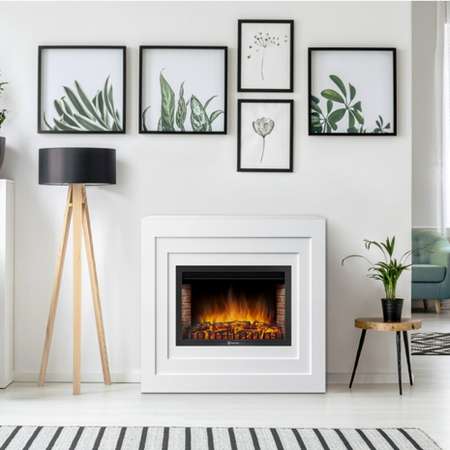 Каминокомплект Electrolux Очаг EFP/P-2520LS с порталом Cubo 25 - белый