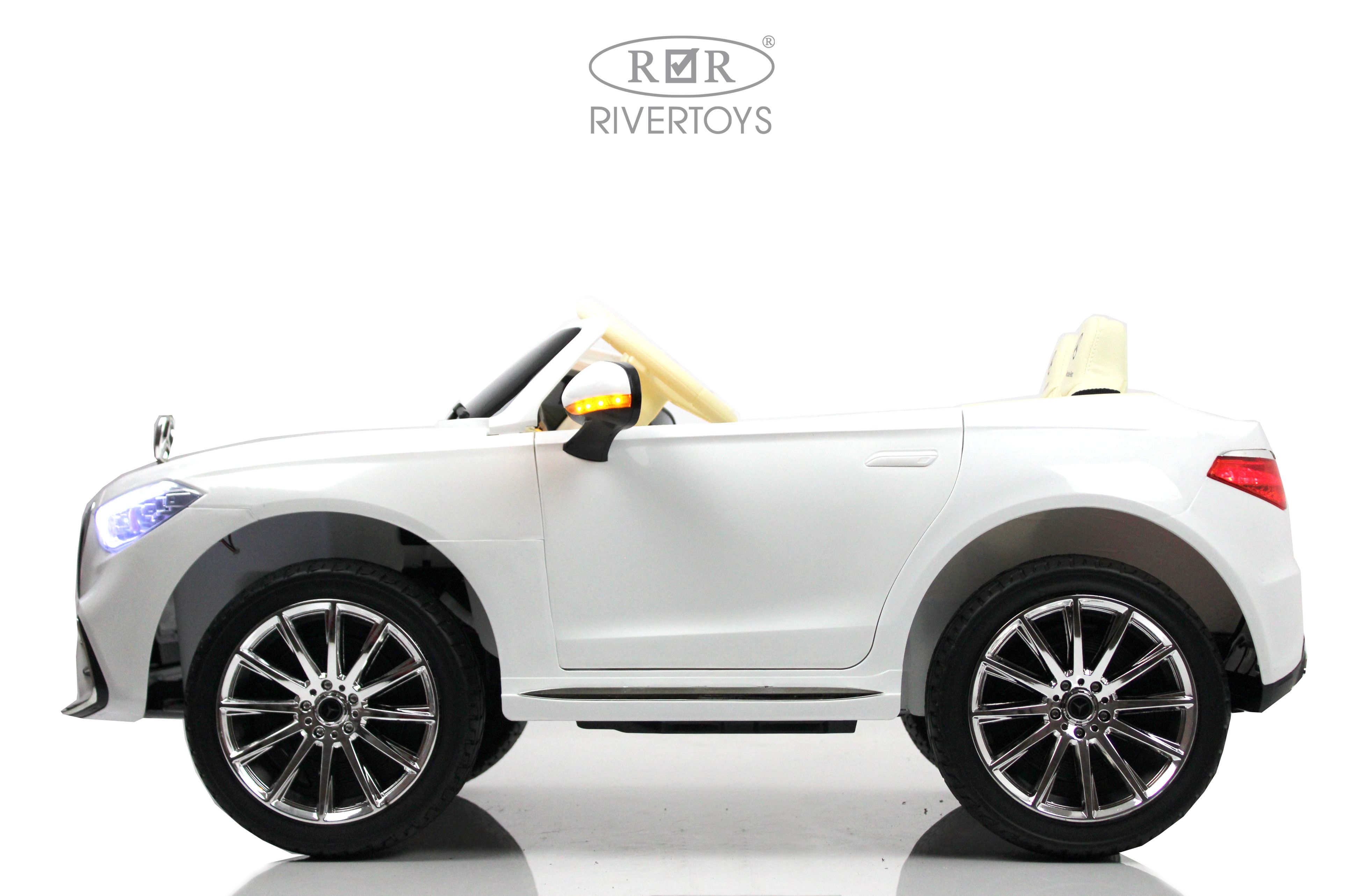 Электромобиль RIVERTOYS Mercedes М333БХ-WHITE С пультом ДУ - фото 16