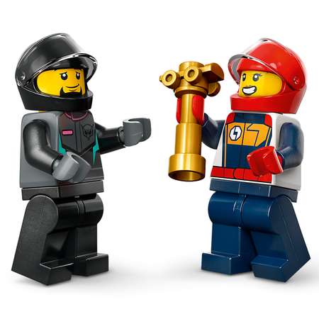 Конструктор LEGO City Карты и водители блочный