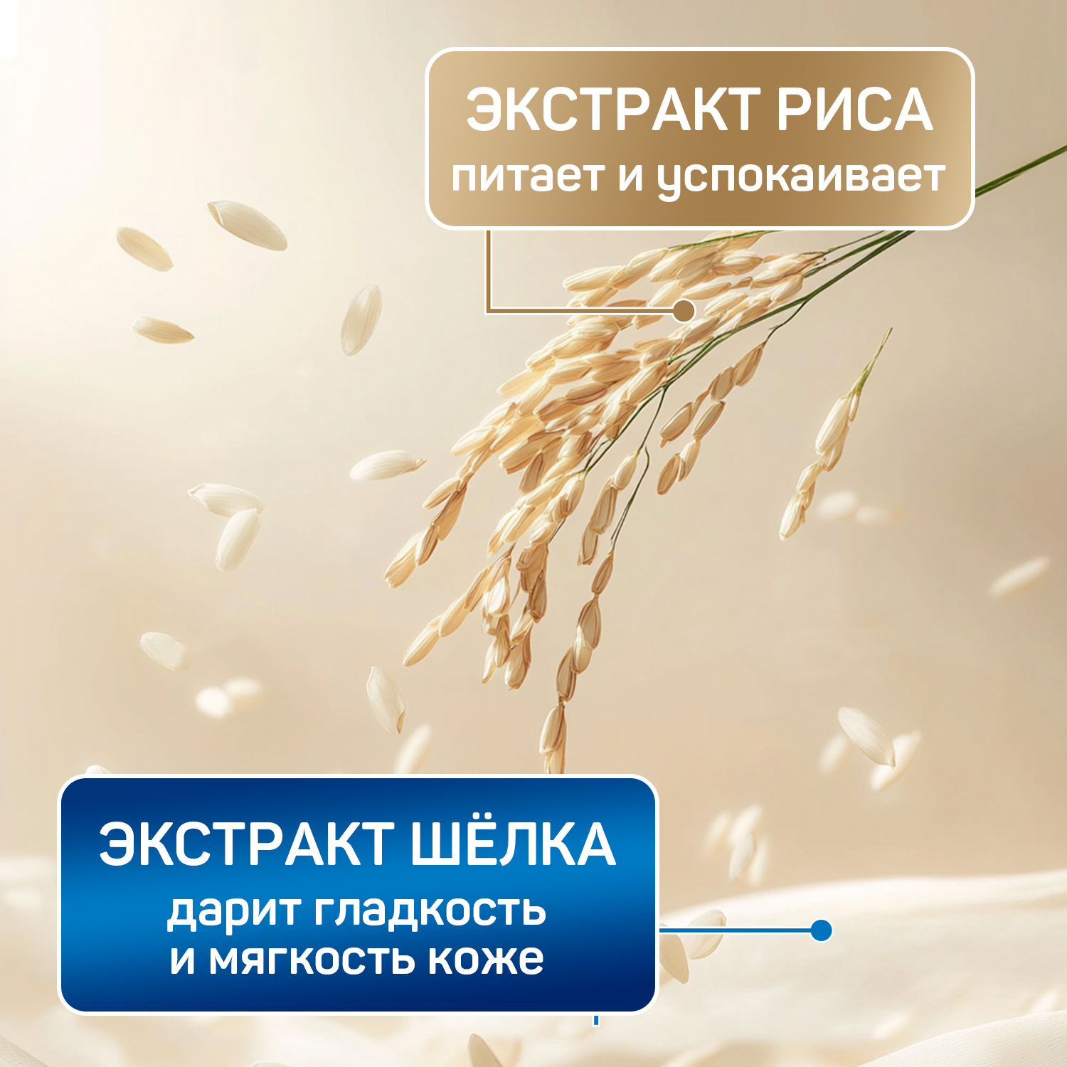 Мыло жидкое AURA с шелком и экстрактом Риса 5000 мл - фото 3