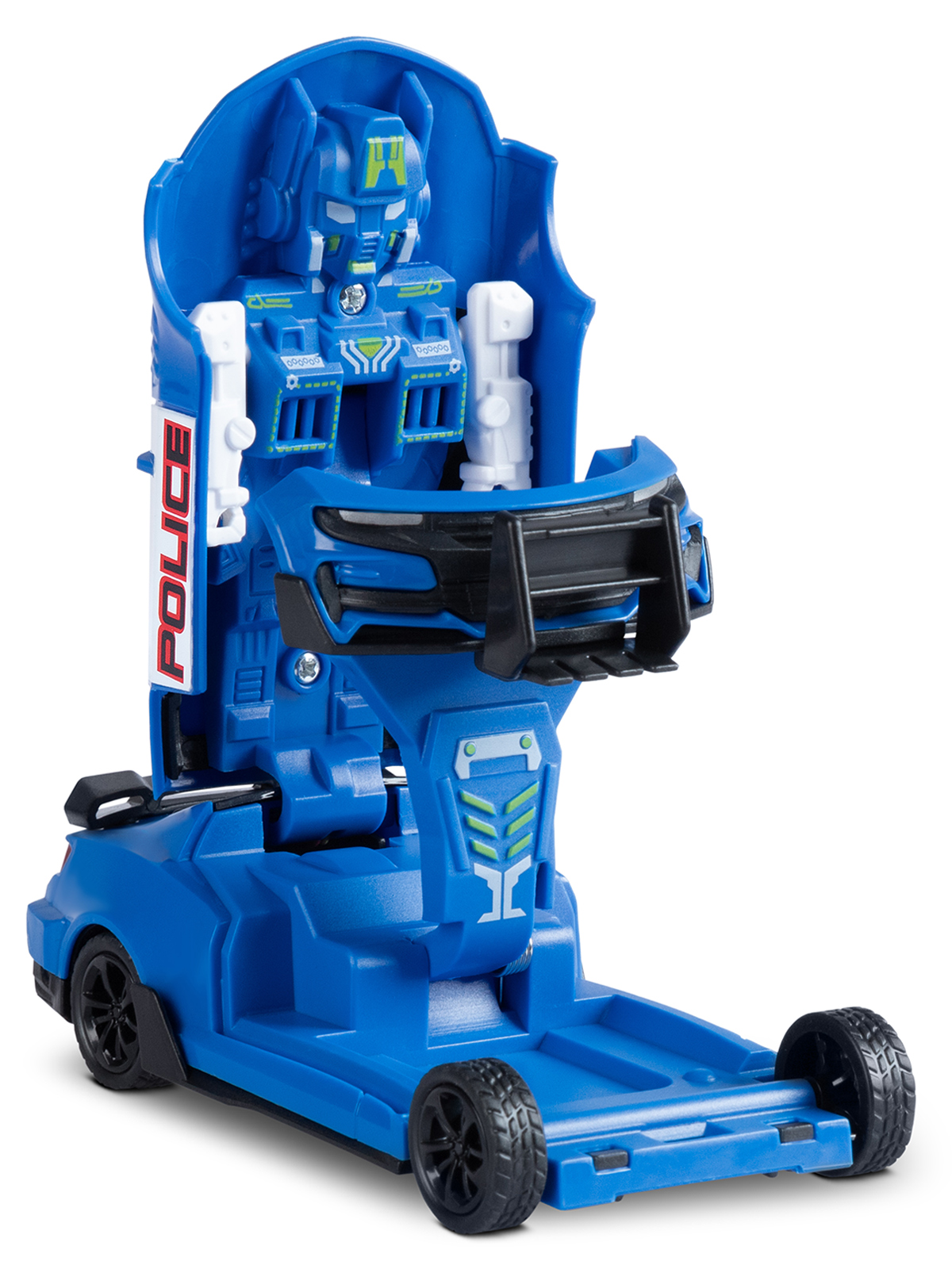 Фигурка AUTODRIVE Робот трансформер Синий - фото 14