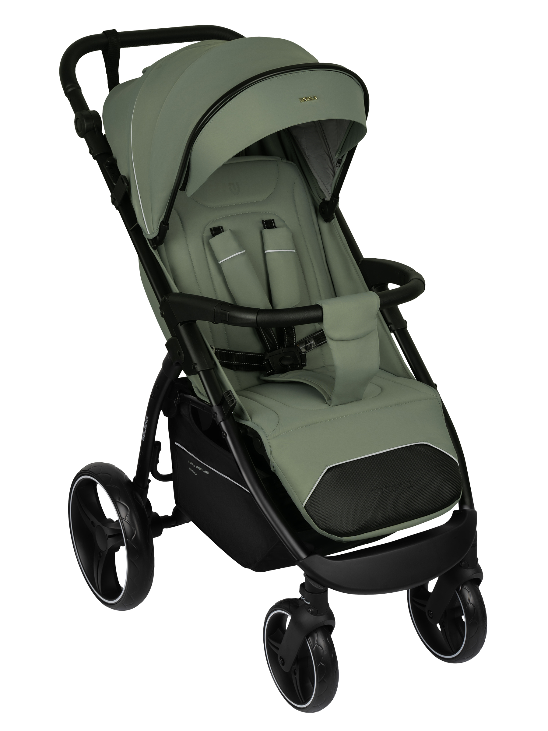 Коляска прогулочная JOVOLA SELENA 2026 всесезонная зеленый - фото 4