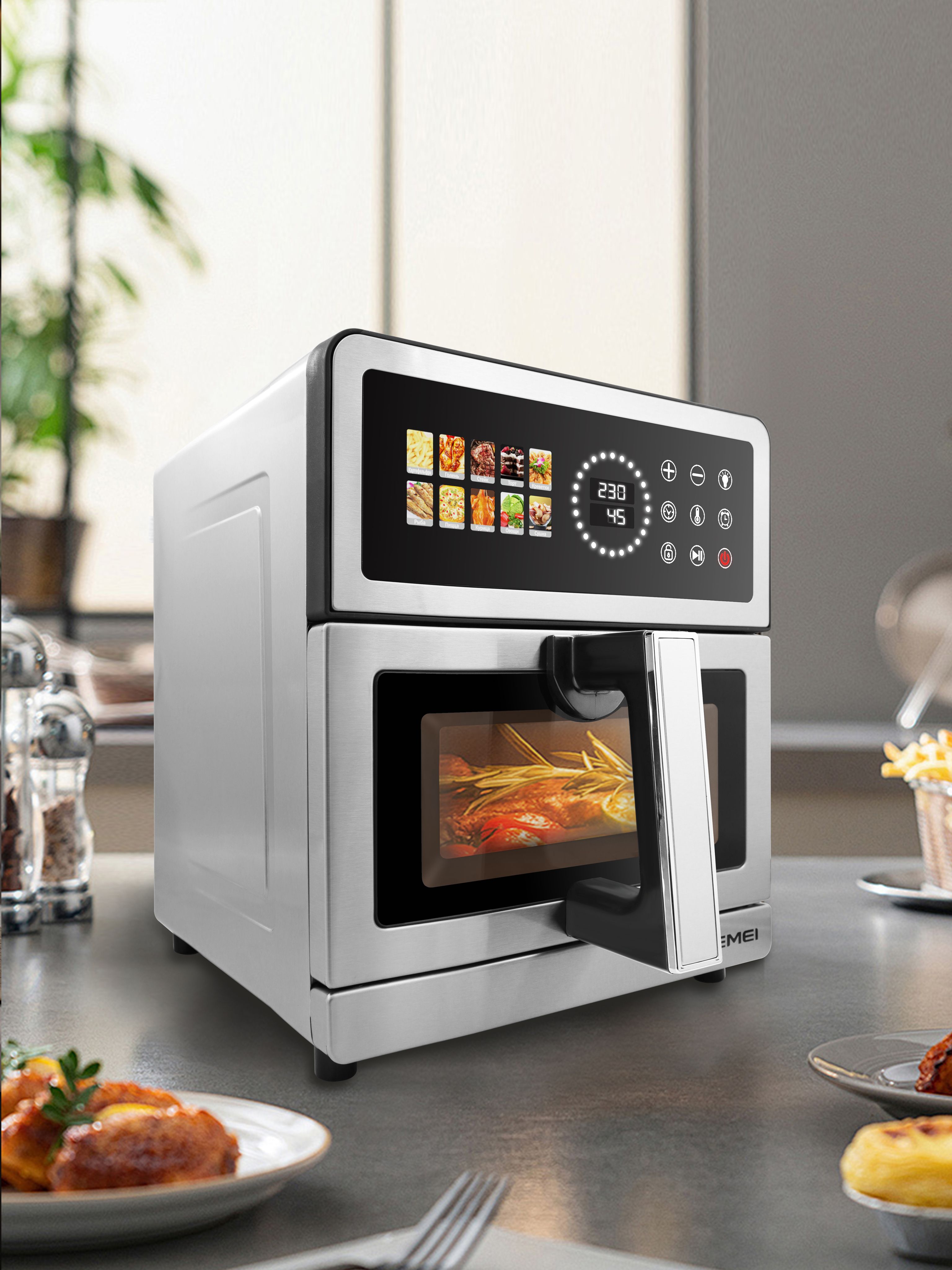 Аэрогриль 10л 2600 Вт MN+ MN-2001 - фото 13