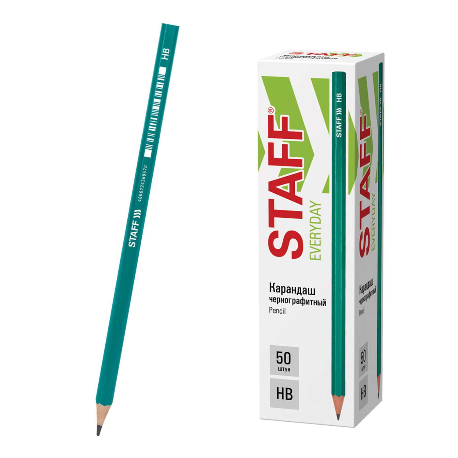 Карандаши чернографитные Staff 1 шт. - фото 1