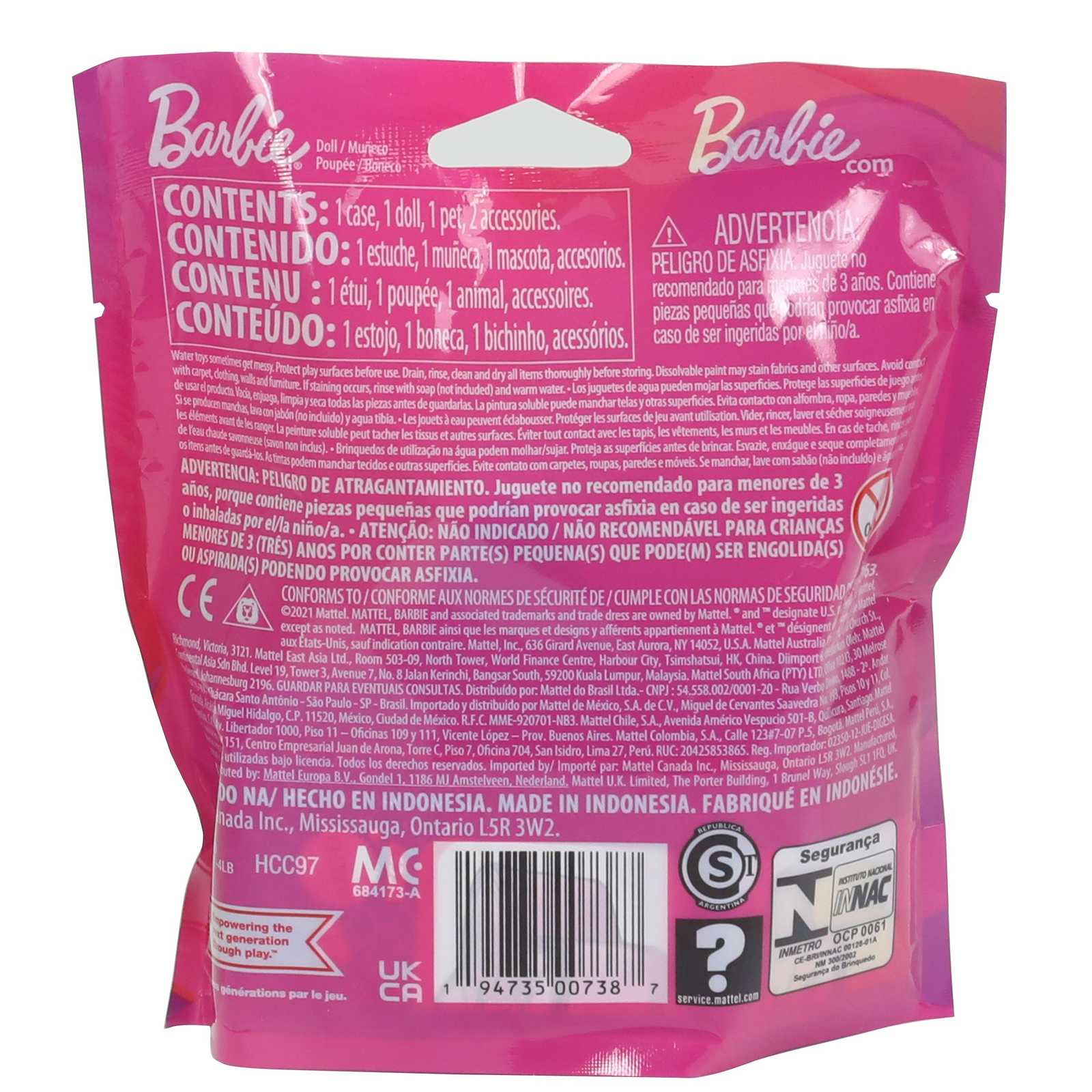 Кукла модельная Barbie Color Reveal HCC97 - фото 3